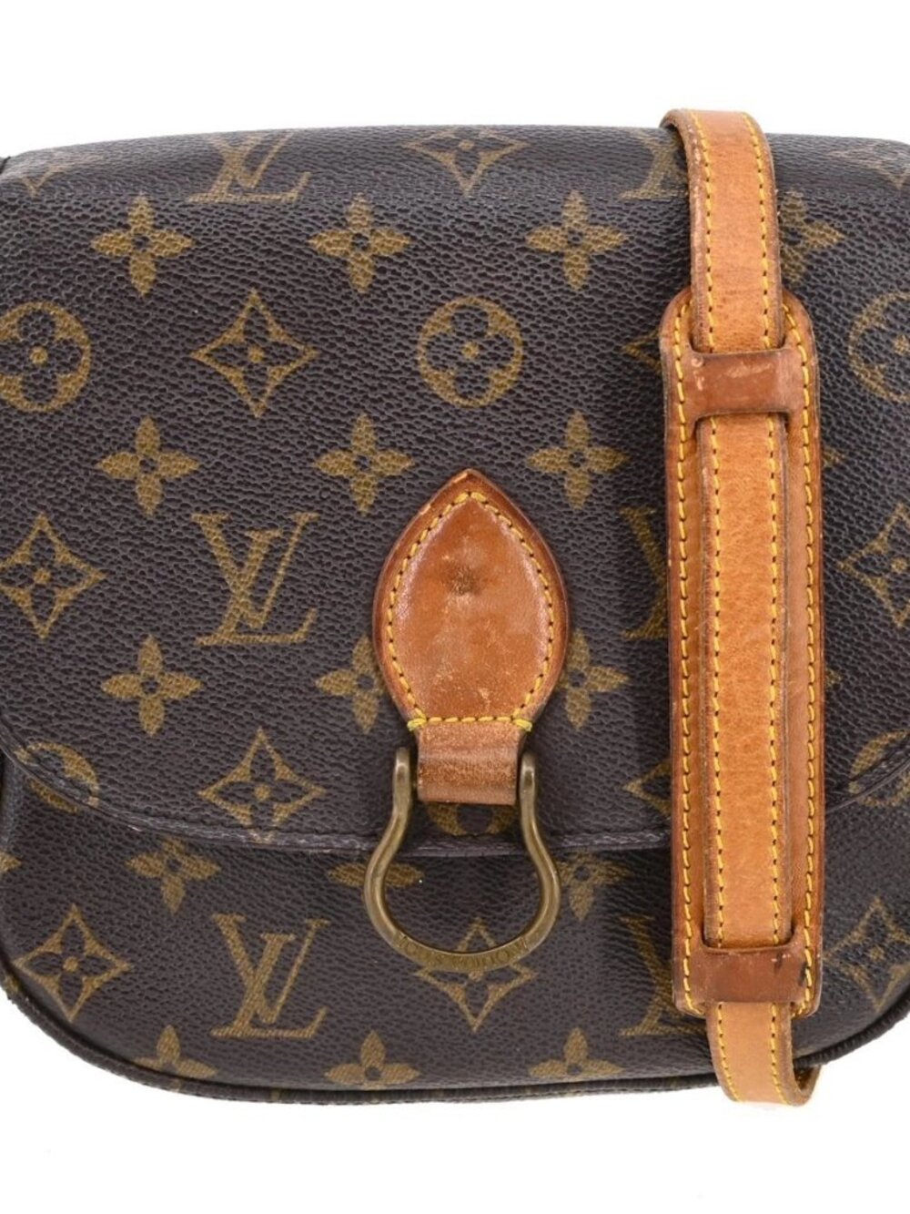 LOUIS VUITTON SAINT CLOUD MM SHOULDER BAG MONOGRAM M51243 MI8911 YQ07337
